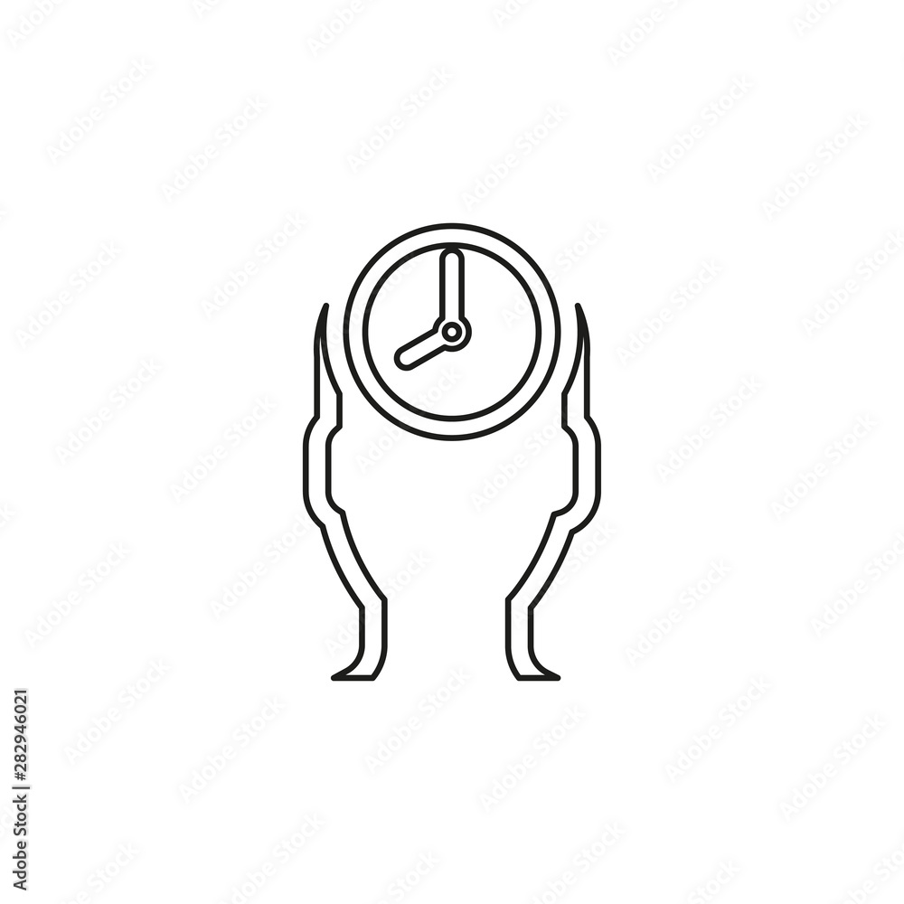 managing time icon, vector time management managing time icon, vector time management