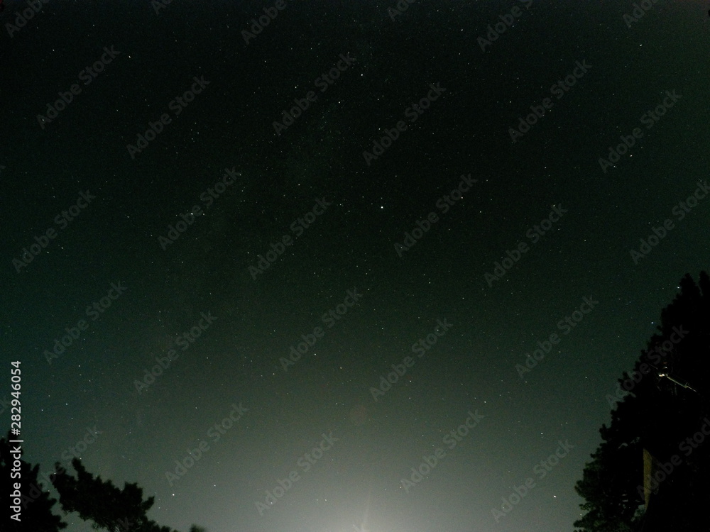 Naklejka premium night sky and stars