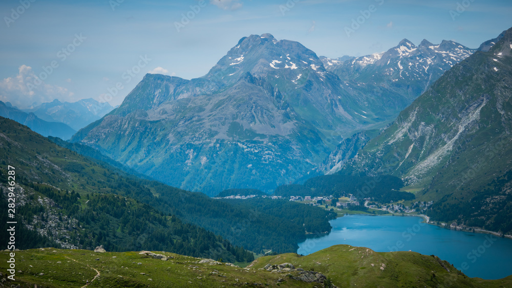 Amazing Switzerland with its beautiful landscapes and nature in the Swiss Alps