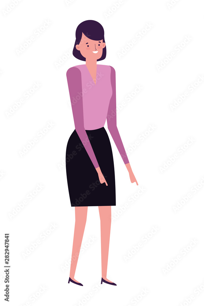 Fototapeta premium Avatar woman vector design vector illustration