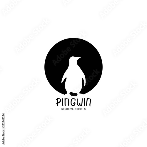 penguin logo illustration