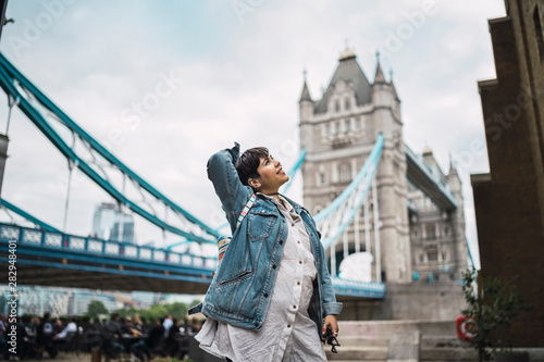 Canvas Print Girl in london