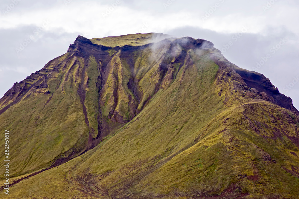 Beautiful and majestic mount Hattfell in Iceland.