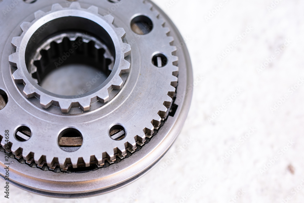 View on automotive equipment tool for car clutch installation. Tools for truck clutch installation. Close up car clutch removal tools equipment. Abstract car maintenance repair works concept View on automotive equipment tool for car clutch installation. Tools for truck clutch installation. Close up car clutch removal tools equipment. Abstract car maintenance repair works concept