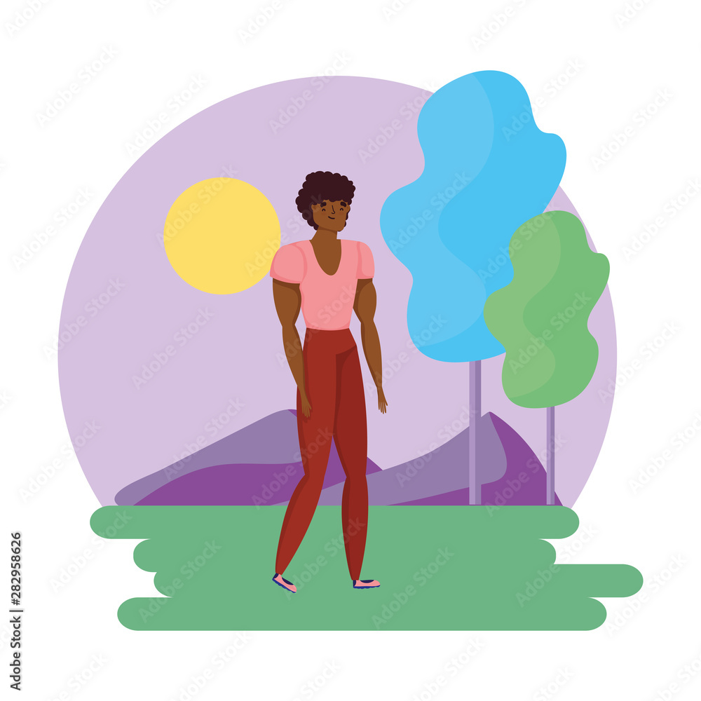 Isolated avatar man vector design Isolated avatar man vector design