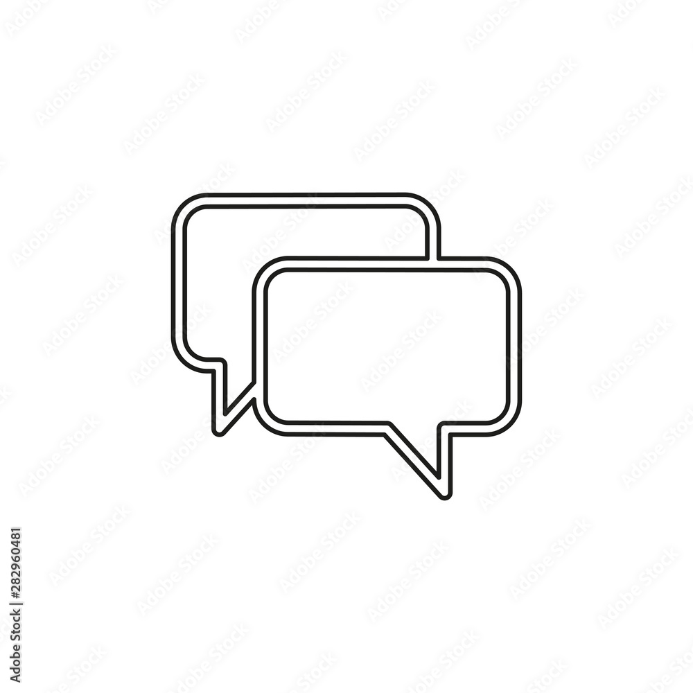 speech bubble illustration, communication icon speech bubble illustration, communication icon