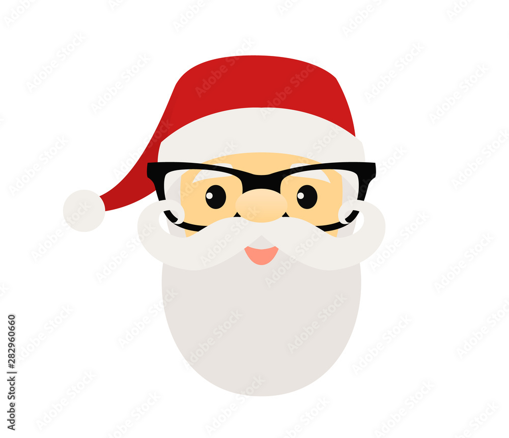 Hipster Santa Claus Hipster Santa Claus