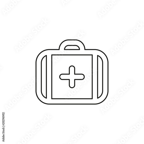 vector medical case sign - insurance