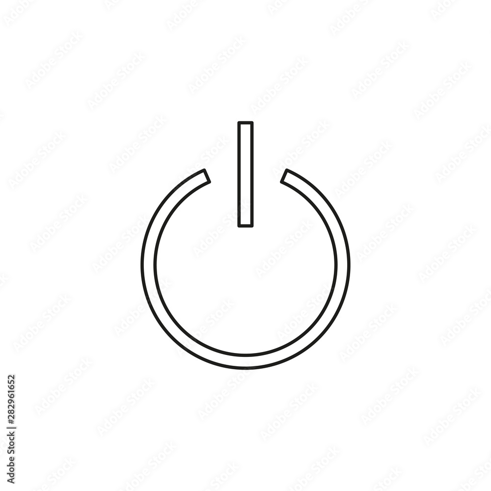 vector power button, start technology symbol vector power button, start technology symbol