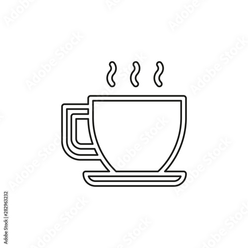 coffee cup or mug icon  coffee hot drink espresso