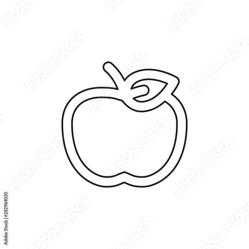 vector apple fruit illustration fresh healthy food