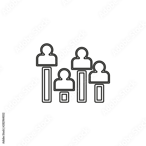 Exit poll concept icon. element illustration.