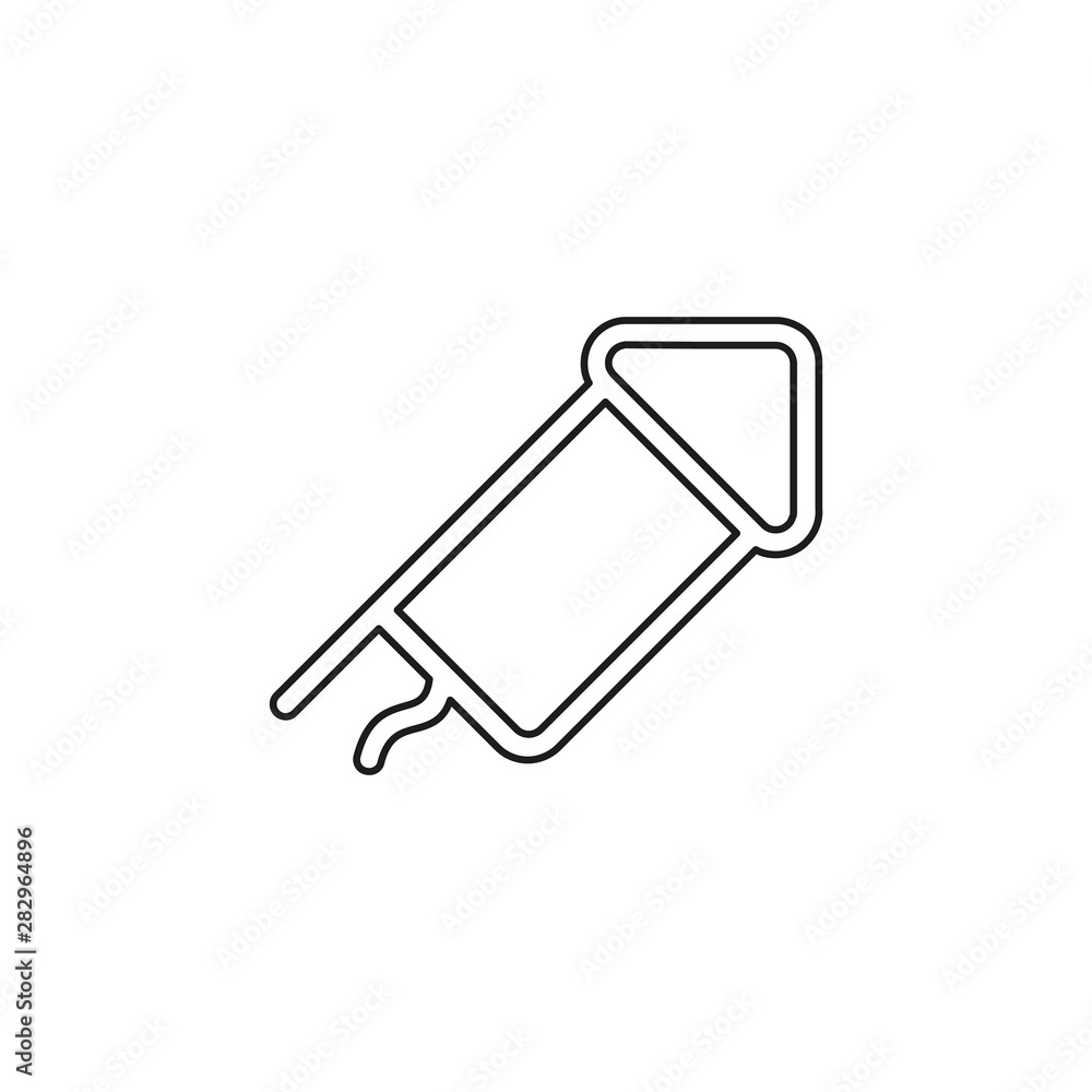 Firecracker icon. Logo element illustration. Firecracker icon. Logo element illustration.
