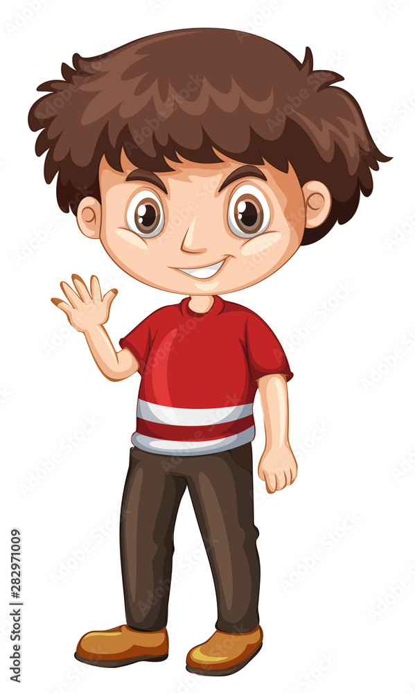 Cute happy smiling child isolated on white background Cute happy smiling child isolated on white background
