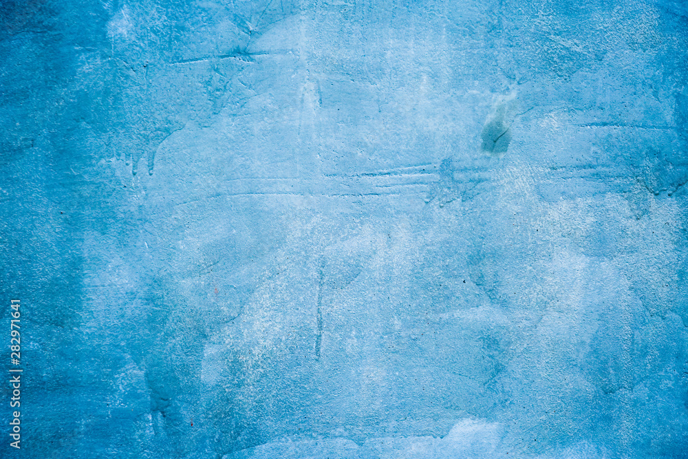 Fototapeta premium stary cement niebieski ściana