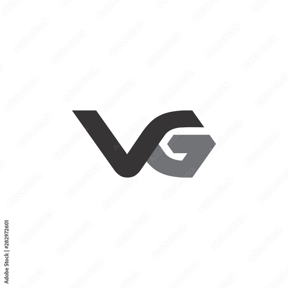 Letter VG logo design vector Letter VG logo design vector