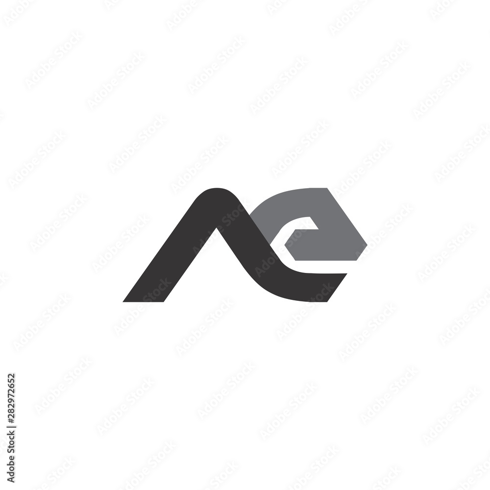 Letter AE logo design vector Letter AE logo design vector