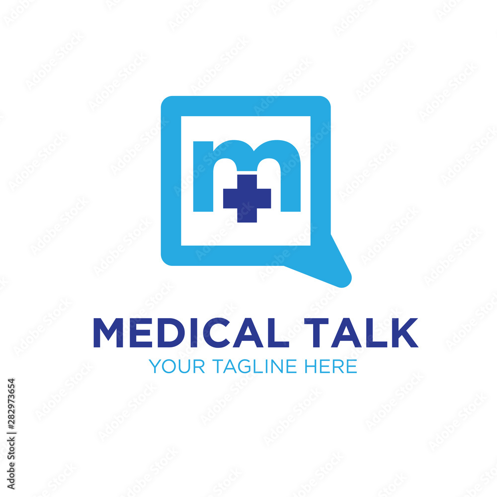 medical talk logo designs icon medical talk logo designs icon