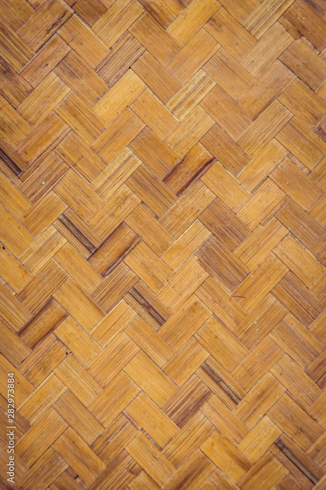 Old bamboo weave texture pattern Old bamboo weave texture pattern