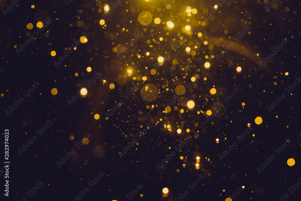 Gold abstract bokeh Gold abstract bokeh