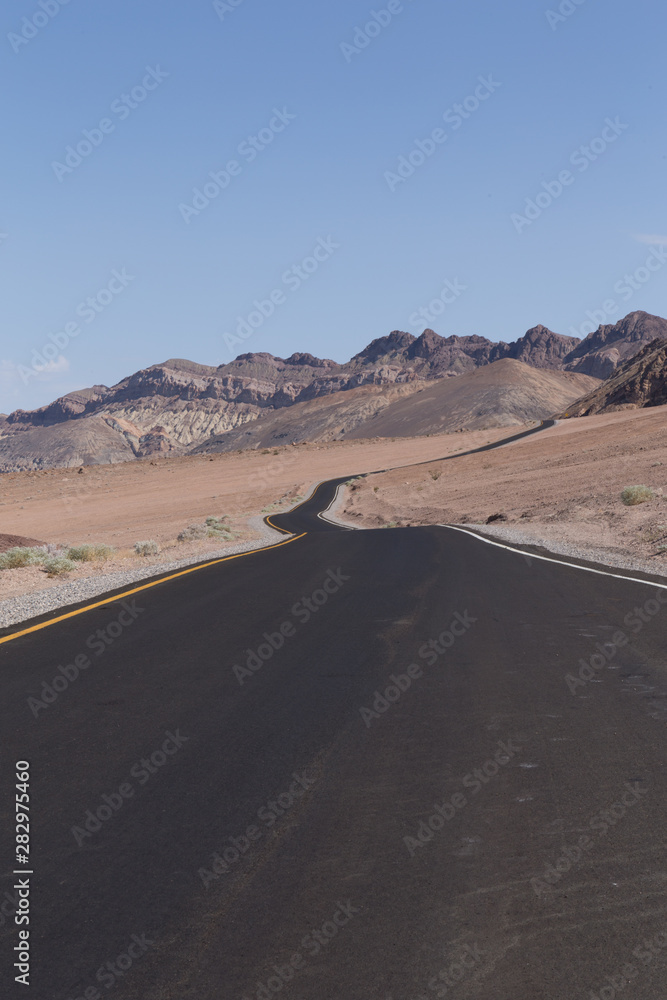 Unending road ribbon Unending road ribbon