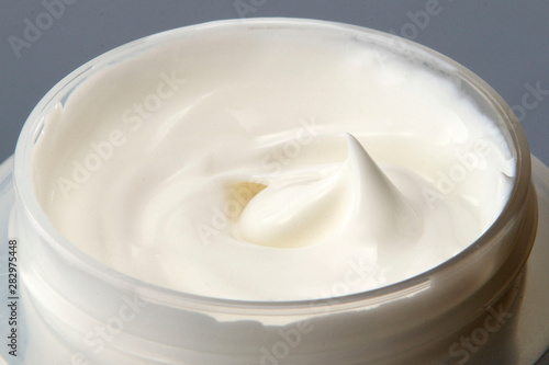 Moisturizing Cream close up -A cream is a preparation usually for application to the skin.