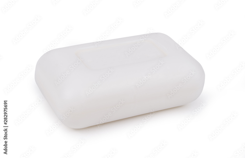 one bar white hygiene toilet soap isolated on white background one bar white hygiene toilet soap isolated on white background