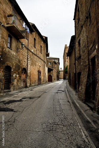 narrow street in old town © Alessandro Fabiano