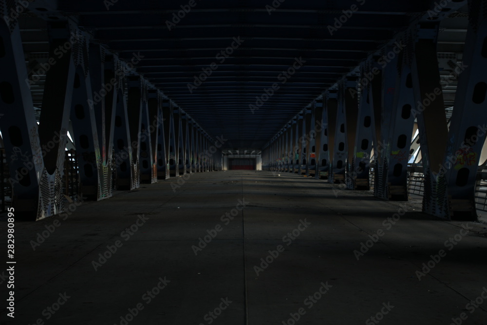 tunnel at night tunnel at night