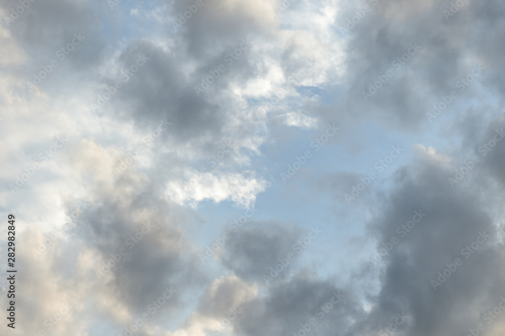 Cloudy sky on a overcast day. Dramatic background Cloudy sky on a overcast day. Dramatic background