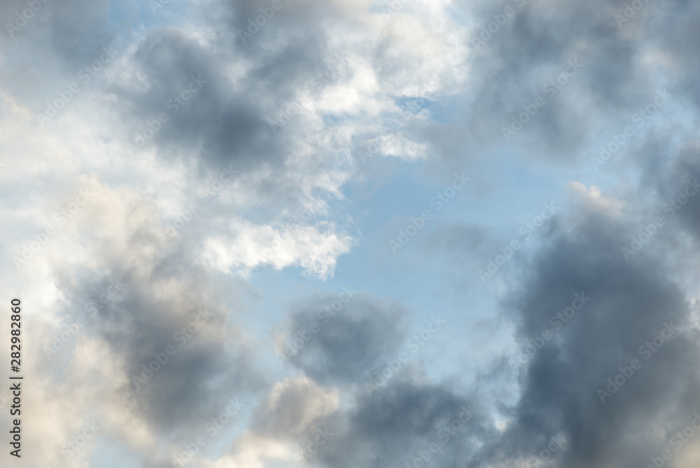 Cloudy sky on a overcast day. Dramatic background Cloudy sky on a overcast day. Dramatic background