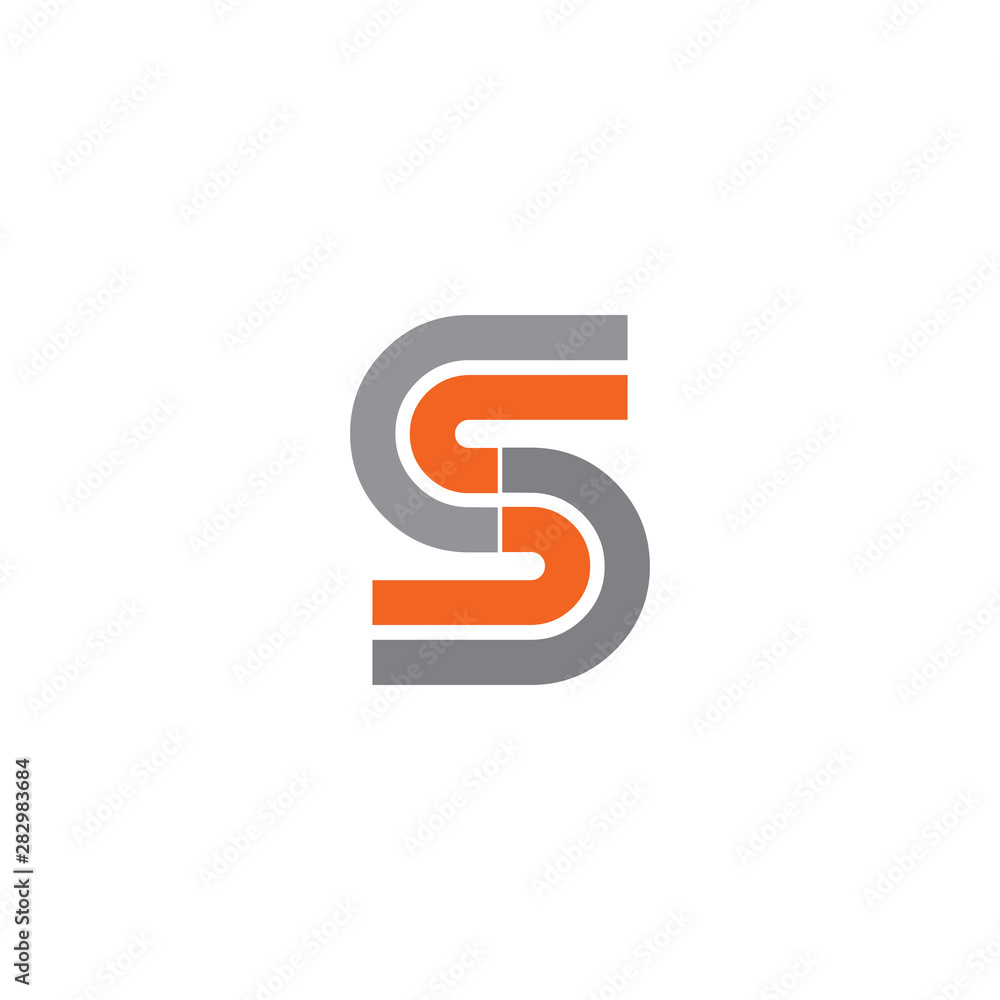S letter initial logo design vector template S letter initial logo design vector template