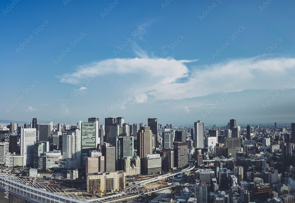Fototapeta premium 大阪・都市風景