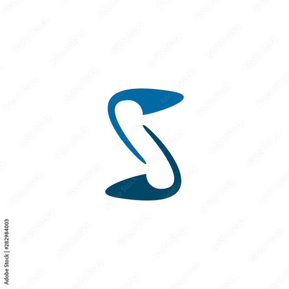 S letter initial logo design vector template S letter initial logo design vector template