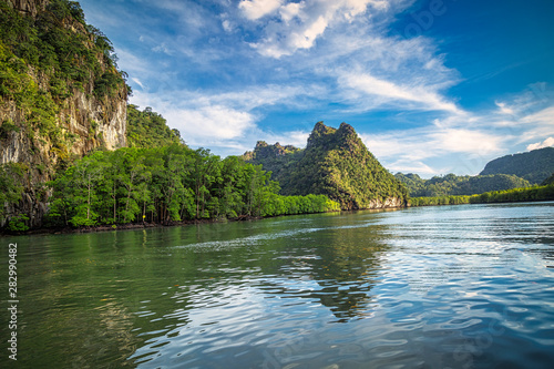 Hole in the wall Langkawi Malaysia part of Kilim Geopark. photo