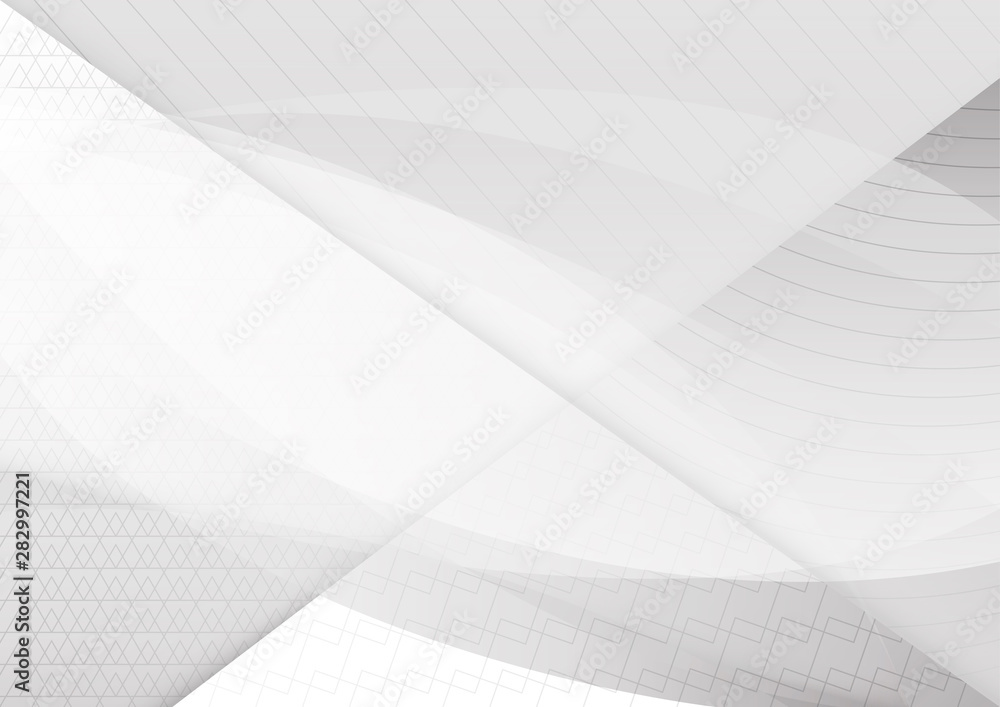 White and grey background. Corporate technology modern design. Pattern style geometric. Abstract modern background used about technology or product presentation backdrop. Vector illustration. White and grey background. Corporate technology modern design. Pattern style geometric. Abstract modern background used about technology or product presentation backdrop. Vector illustration.