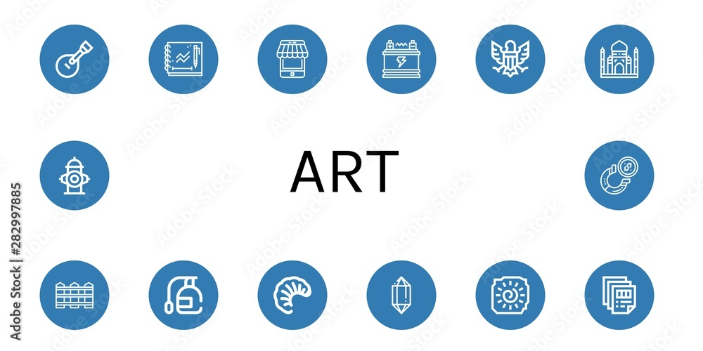 Set of art icons such as Guitar, Sketchbook, Mobile, Battery, Eagle, Taj mahal, Fence, Spray, Larva, Crystal, Cave painting, Printing, Fire hydrant, Horseshoe , art Set of art icons such as Guitar, Sketchbook, Mobile, Battery, Eagle, Taj mahal, Fence, Spray, Larva, Crystal, Cave painting, Printing, Fire hydrant, Horseshoe , art
