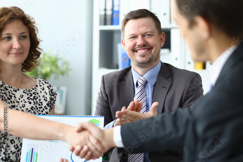 Wallpaper Mural Successful business meeting Torontodigital.ca