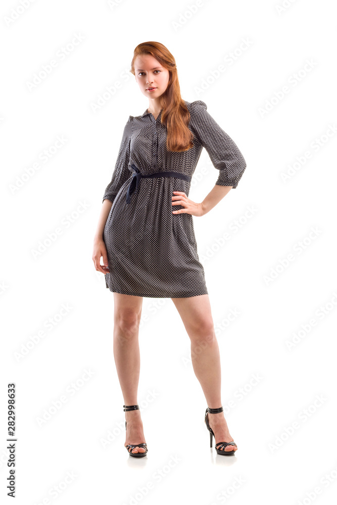 Full length portrait of a confident young female Full length portrait of a confident young female