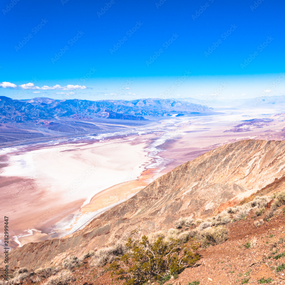 Death Valley epic landscape shot from Dantes View