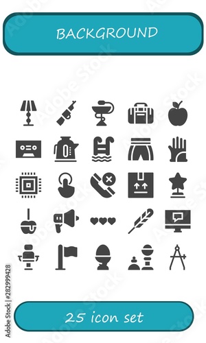 background icon set