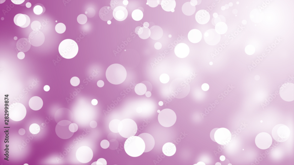 Abstract pink bokeh circles for christmas background Abstract pink bokeh circles for christmas background