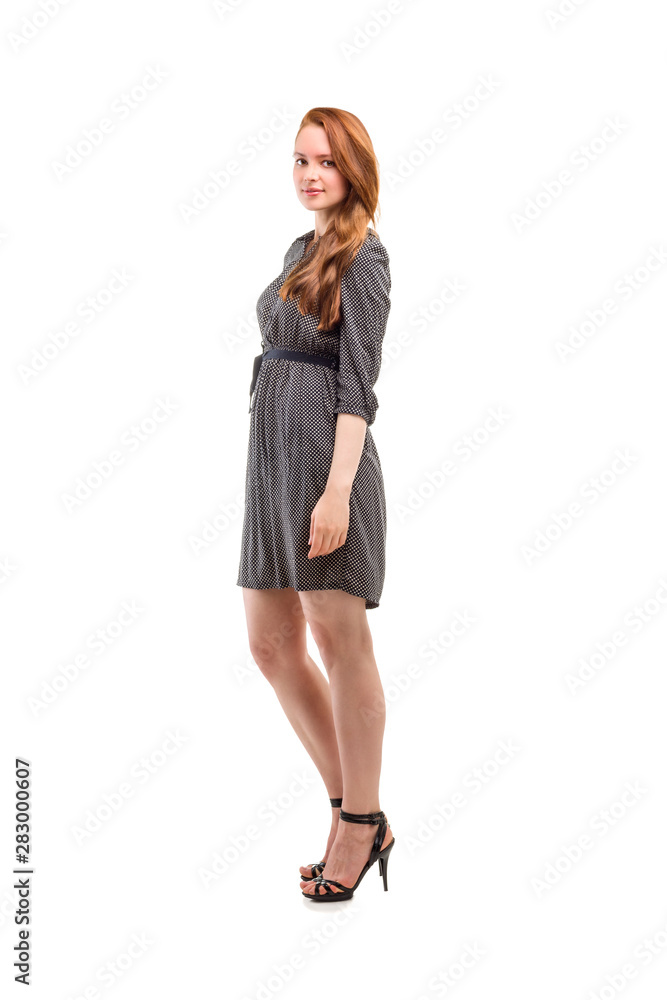 Full length portrait of a confident young female Full length portrait of a confident young female