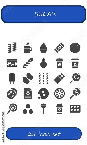 sugar icon set