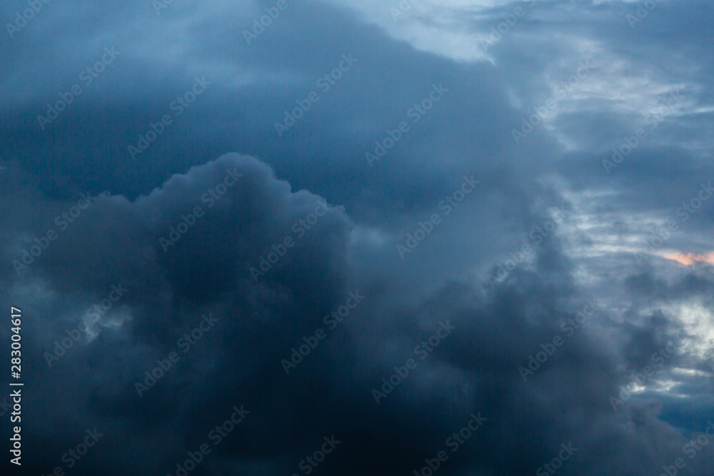 Obraz premium Sky with clouds. Background with clouds.