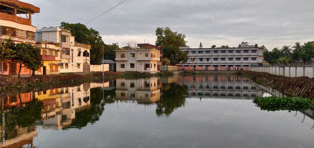 Fototapeta premium view of the city