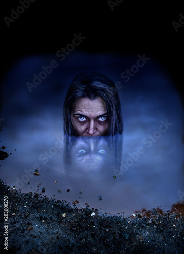 dead coming out of the water