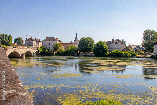 La Flèche. Le Loir. Sarthe. Pays de la Loire © guitou60