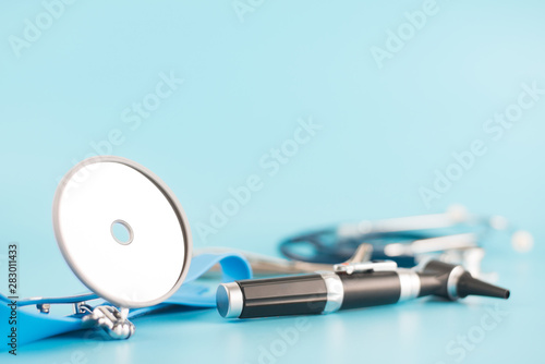 Instrument for check  ear nose throat by ENT doctor.