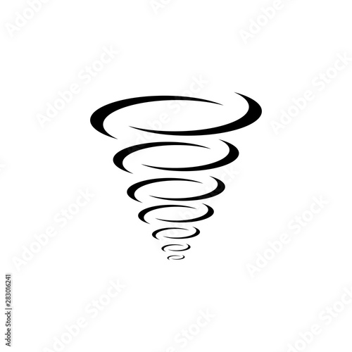 Tornado logo template symbol vector illustration design 